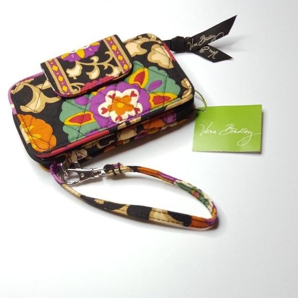 Vera Bradley Handbags - VERA BRADLEY Suzani Smartphone Wristlet Wallet NWT